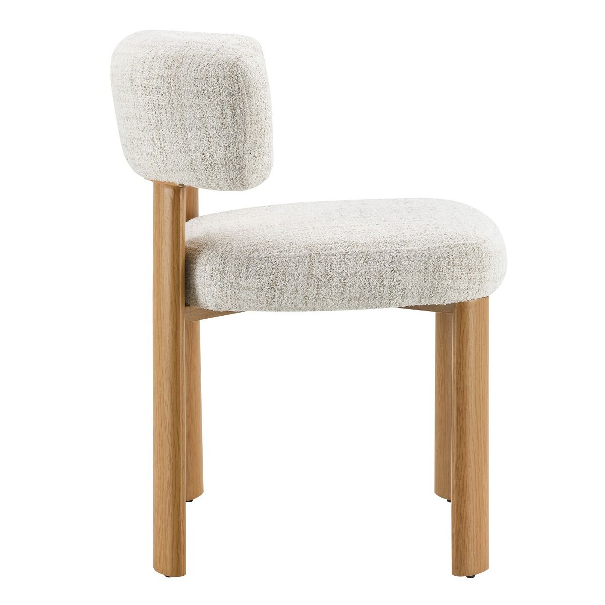 Ogin - Side Chair (Set of 2) - Beige & Gray