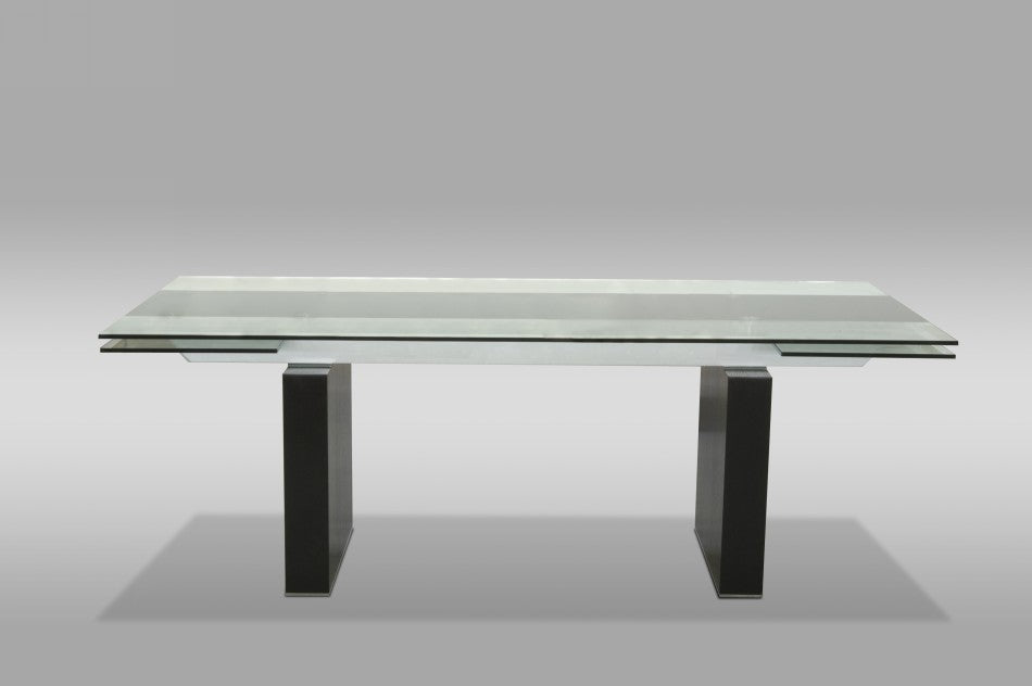 Lisbon Modern Glas Extendable Dining Table by VIG Furniture - View 2