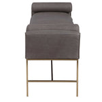 Coco - Bench - Brass / Gray