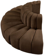 Arc - Velvet 4 Piece Modular Sofa