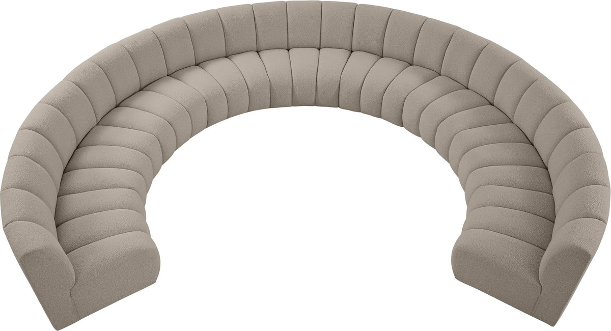 Infinity - 9 Piece Boucle Modular Sectional