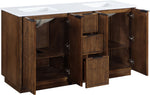 Willard - Engineered Stone And Solid Wood Bathroom Vanity