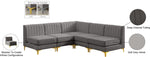 Alina - 5 Piece Armless Sectional