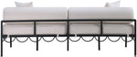 Portofino - Resilient Water Repellent Fabric 85.75" Upholstered Outdoor Patio Sofa