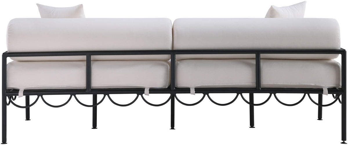 Portofino - Resilient Water Repellent Fabric 85.75" Upholstered Outdoor Patio Sofa