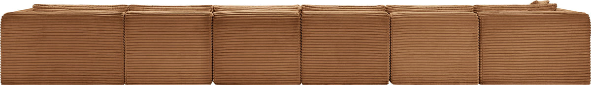 Shaggy - Fabric 6 Piece Modular Sectional With Chaise