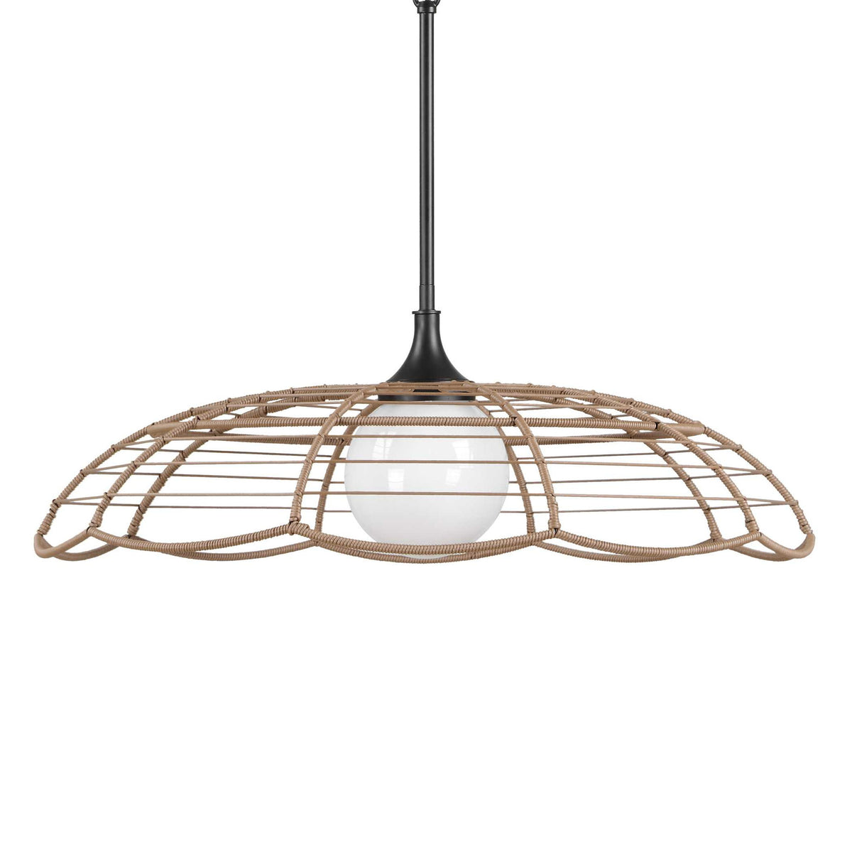 Lakeside - Indoor-Outdoor 1 Light Pendant - Black