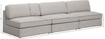 Beckham - Modular 3 Seat Armless Sofa
