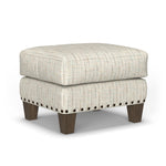 Gianna - Fabric Ottoman With Nailhead Trim