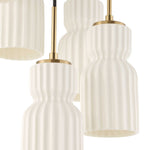 Vanier - 5 Light Cluster Pendant - Gold