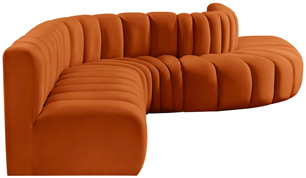 Arc - Velvet 7 Piece Modular Sofa