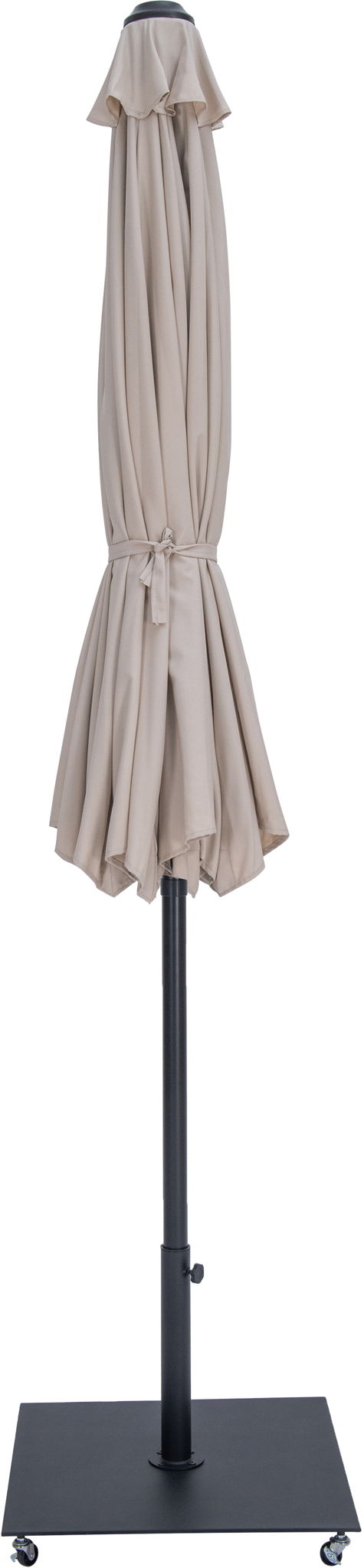 Fiji - Aluminum Patio Umbrella With Square Black Base