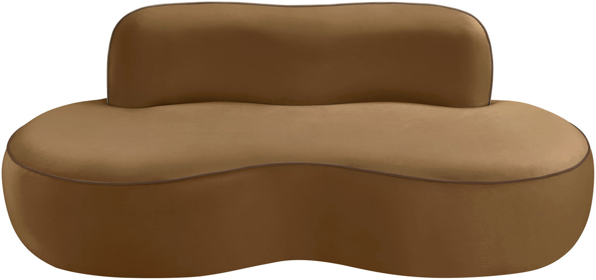 Swerve - Velvet 77" Upholstered Loveseat