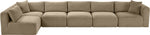 Shaggy - Fabric 6 Piece Modular Sectional