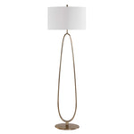 Tordin - Geometric Floor Lamp - Brass / Gold