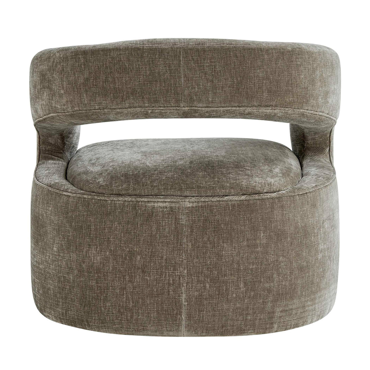 Breis - Swivel Barrel Chair - Gray