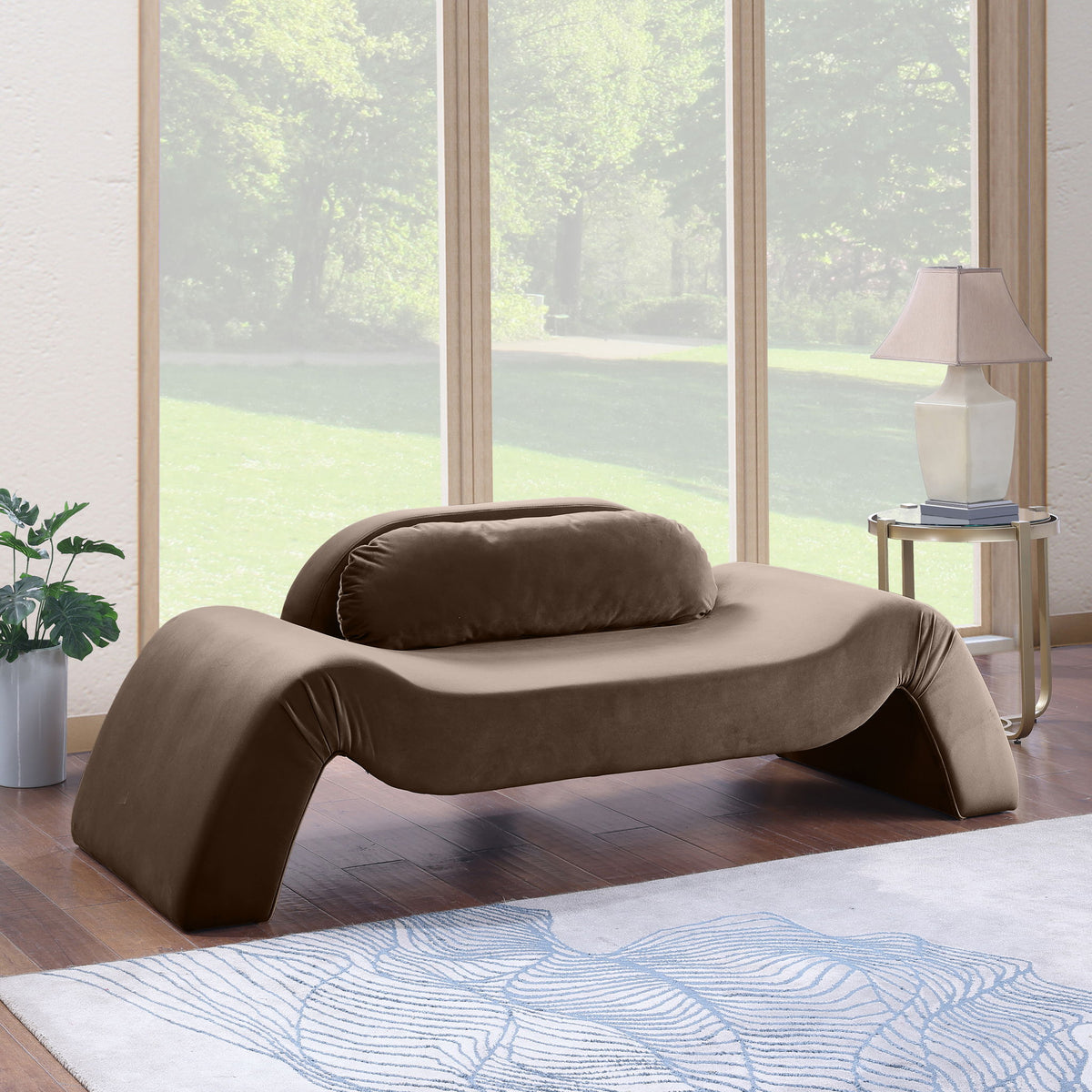 Austin - Velvet Loveseat