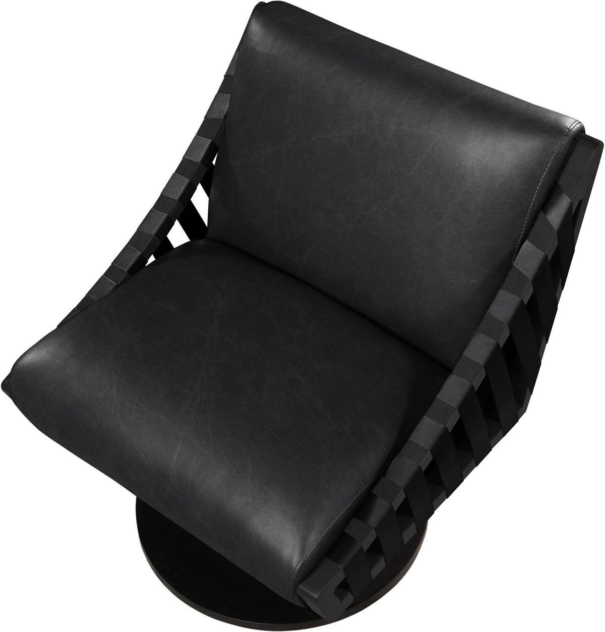 Millwin - Swivel Accent Chair With Black Base