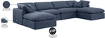 Indulge - Linen 6 Piece Modular Double Chaise Sectional