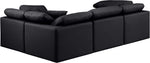 Indulge - Faux Leather 4 Piece Modular Corner Sectional