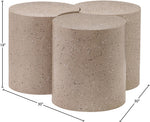 Dimple - 3 Piece Modular Coffee Table - Terazzo Finish