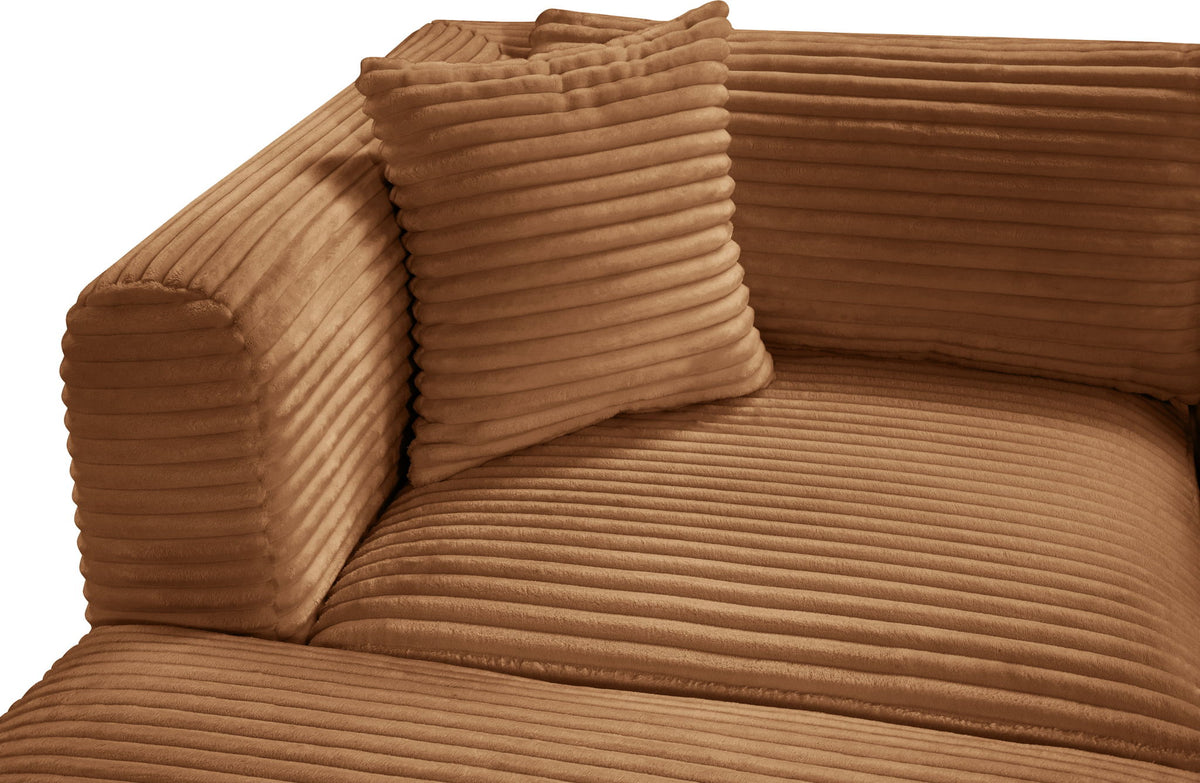 Shaggy - Fabric 7 Piece Modular U-Shaped Sectional With Ottoman