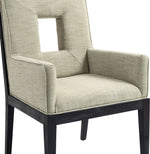 Gwendolyn - Dining Arm Chair With Black Frame