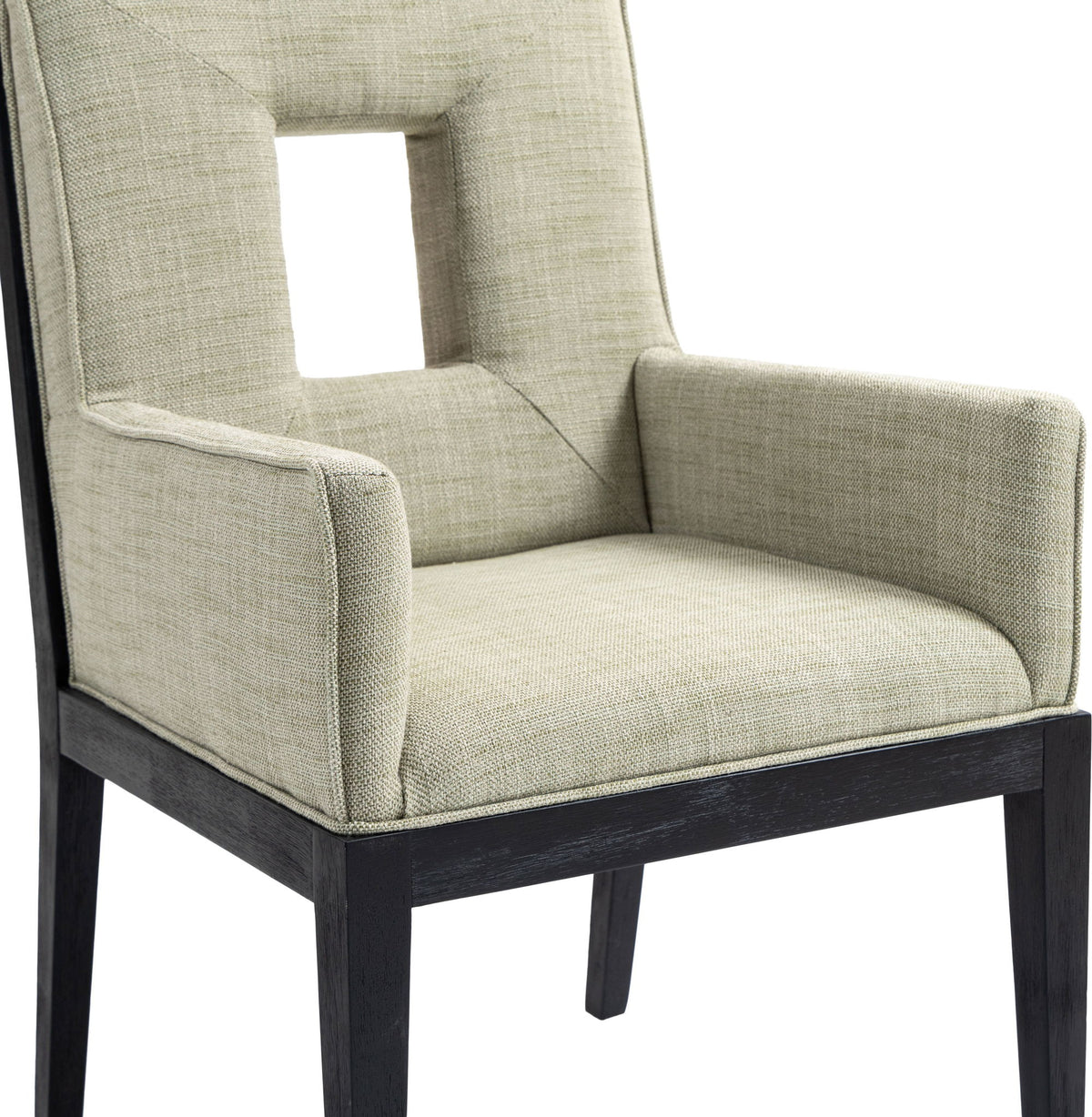 Gwendolyn - Dining Arm Chair With Black Frame