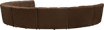 Infinity - 8 Piece Velvet Modular Sectional