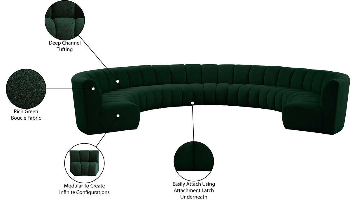 Infinity - 9 Piece Boucle Modular Sectional