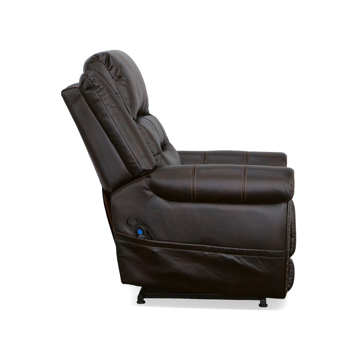 Oscar - Power Lift Recliner With Right-Hand Control & Power Headrest - Molasses