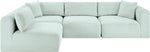Shaggy - 4 Piece Modular Sectional