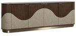 Commerce And Market - Roll With It Four-Door Credenza - Dark Brown / Gray