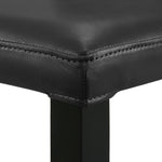 Velena - Full Back Top Grain Leather Upholstered Wood Dining Chairs (Set of 2) - Black