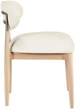 Riccio - Faux Leather Dining Side Chair (Set of 2) - Natural Frame