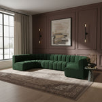 Arc - Boucle Fabric 8 Piece Modular Sofa