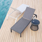 Naples - Stackable Chaise Lounge - White