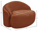 Caspian - Chenille Fabric Upholstered Chair