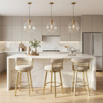 Santorini - Barstool With Fabric Seat
