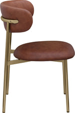 Lupita - Dining Chair With Brushed Gold Legs (Set of 2)