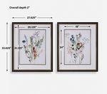 Delicate Flowers - Framed Prints (Set of 2)