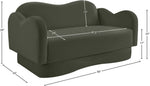 Bloom - Velvet Loveseat