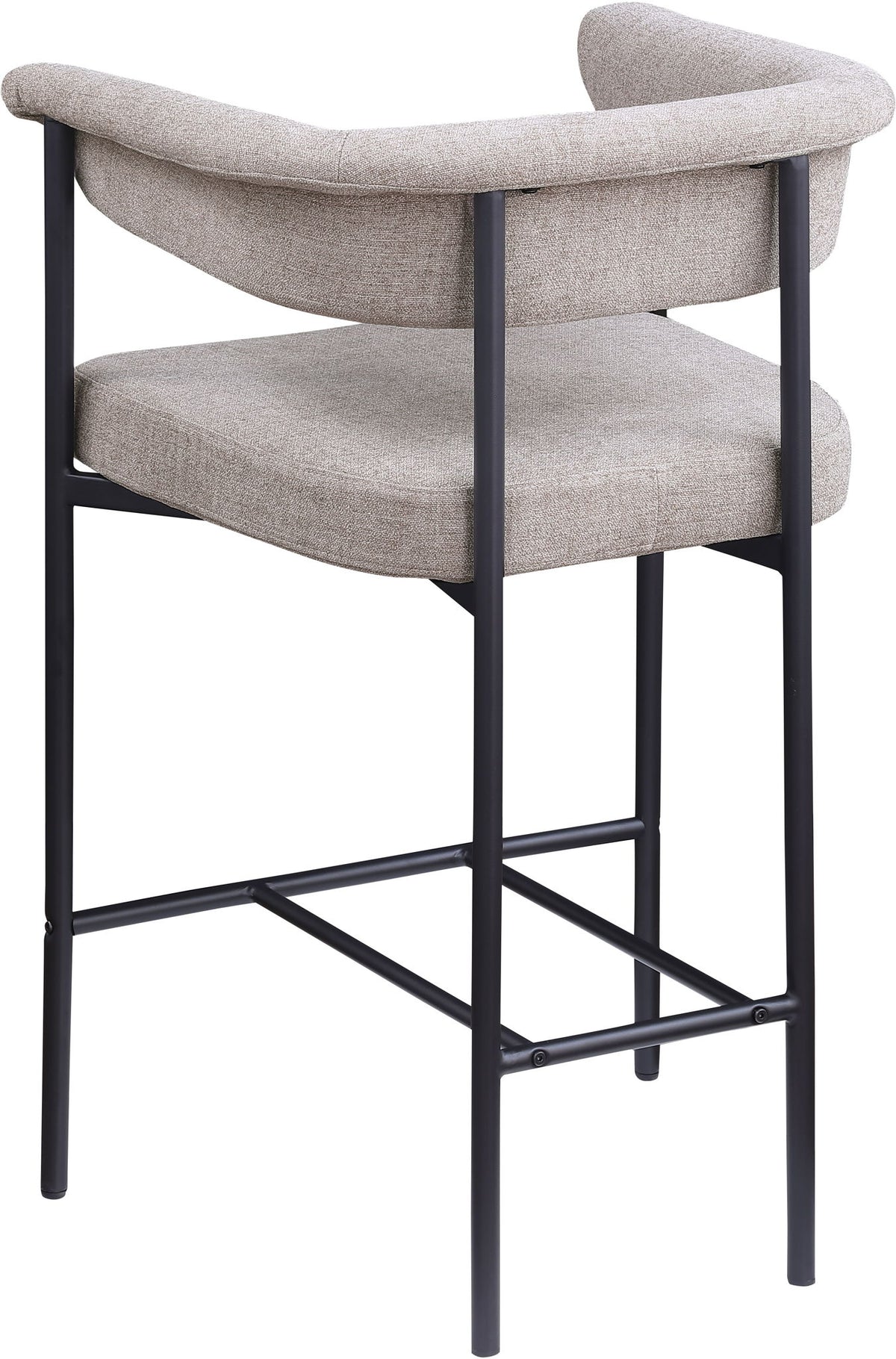 Malin - Linen Counter Stool (Set of 2) - Taupe