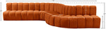 Arc - Velvet 7 Piece Modular Sofa