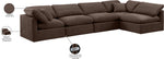 Indulge - Velvet 5 Piece Modular Sectional