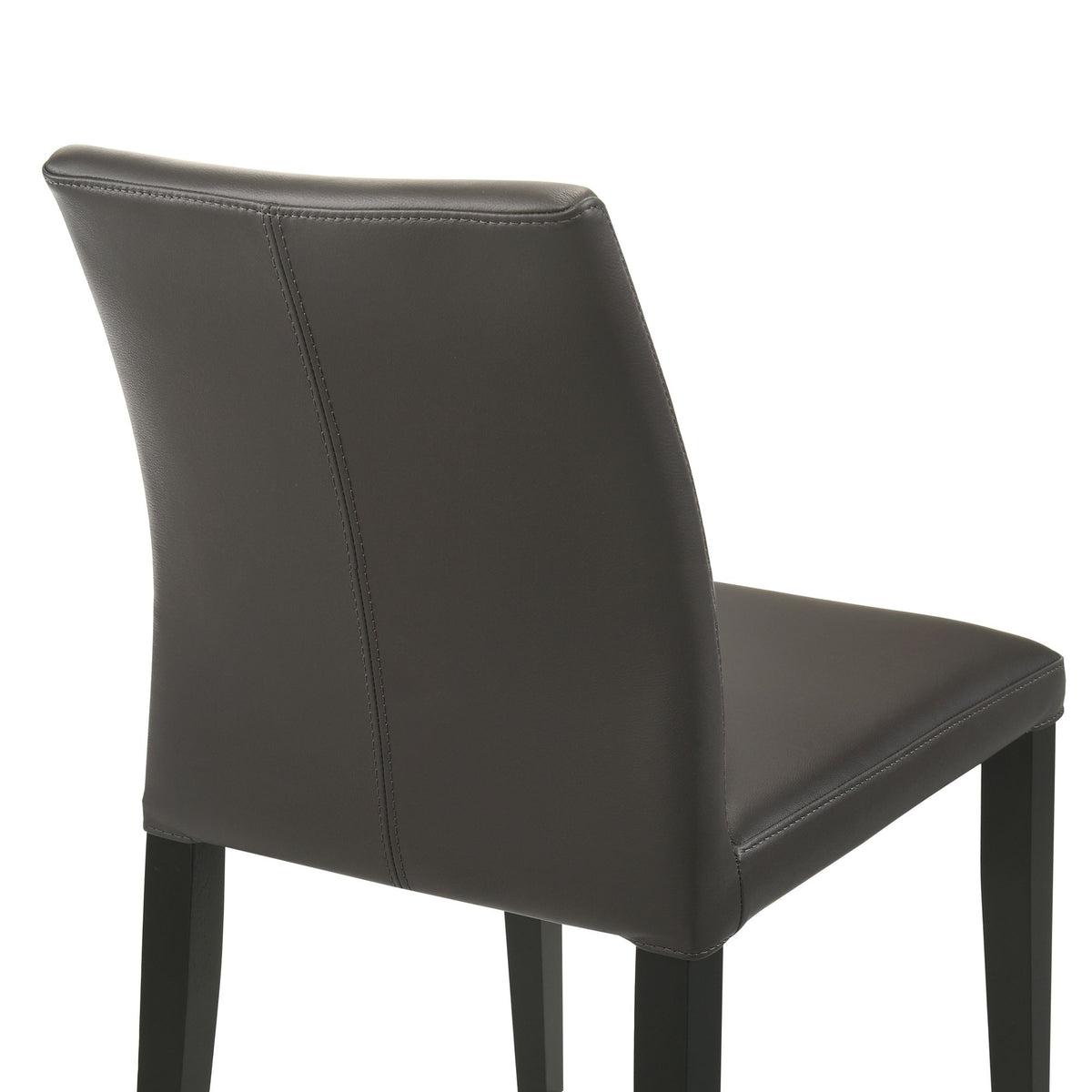 Elyza - Full Back Top Grain Leather Upholstered Wood Dining Chairs (Set of 2)