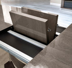 Platinum - Slim Dining Table - Silver Birch