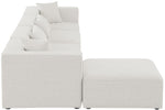 Cube - Linen 5 Piece Modular Sectional With Chaise