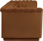 Cascade - Velvet Modular Sofa - Saddle