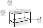 Marmo - Engineered Marble Bathroom Vanity With Black Base